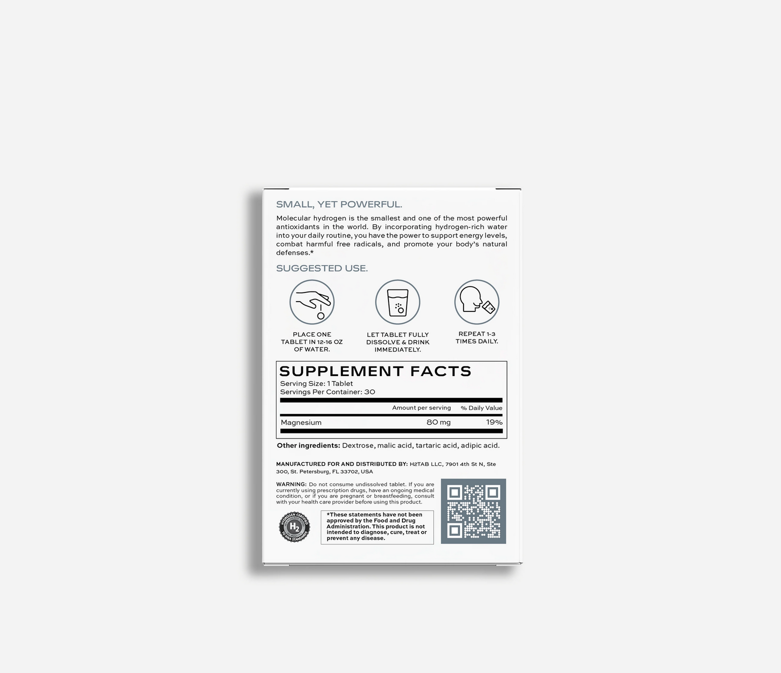 H2 Tab - Unflavoured