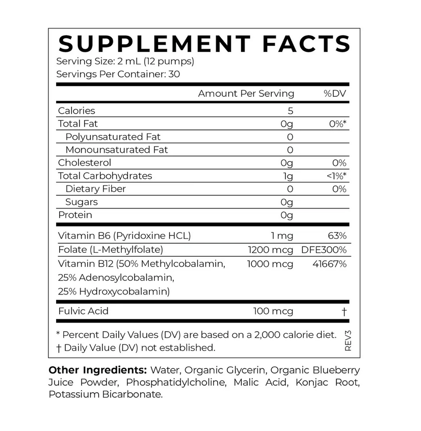 Liposomal Vitamin B12 + B6 - Cymbiotika