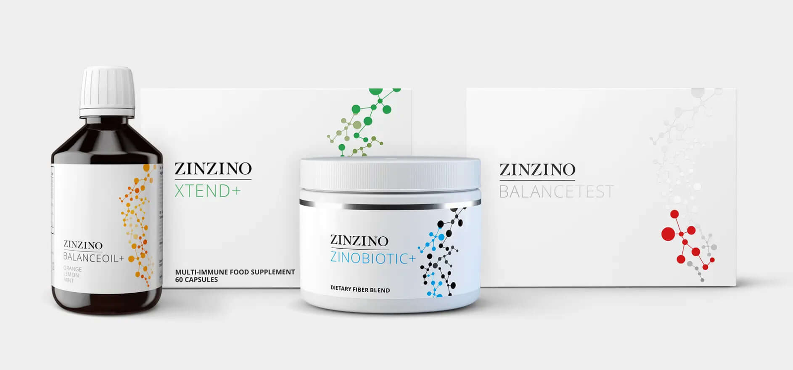 Zinzino Health Supplement Products