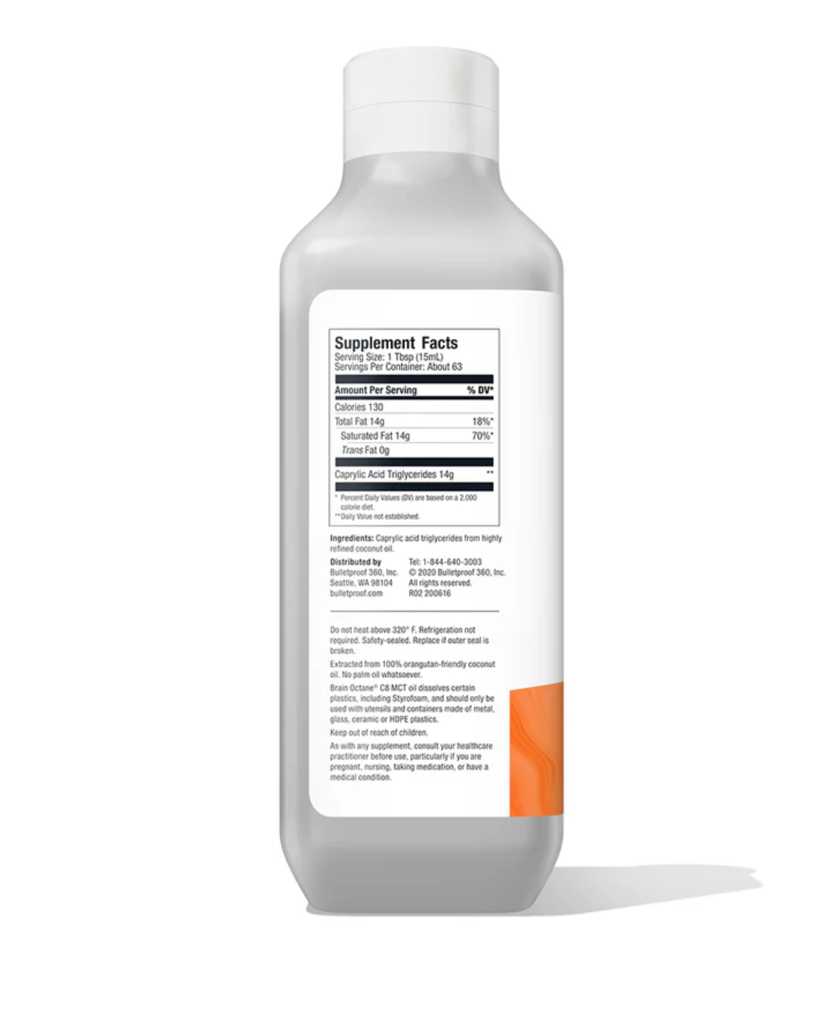 Brain Octane C8 MCT Oil - Pure C8 MCT Oil