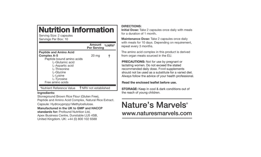 Central Nervous System (CNS) Bioregulator (Nature’s Marvels™)