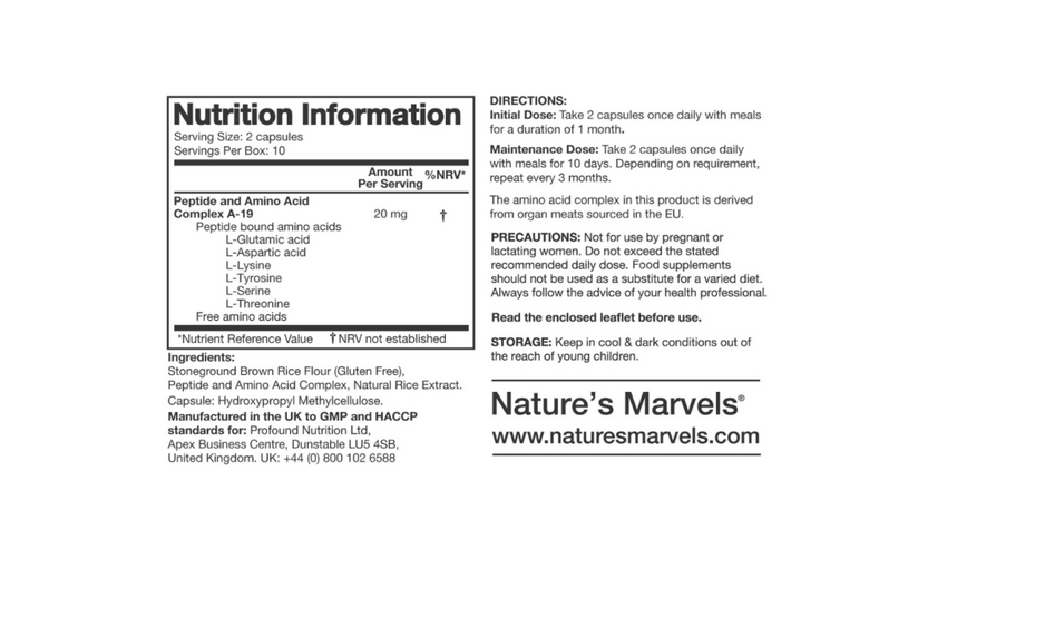 Lungs Bioregulator (Nature’s Marvels™)