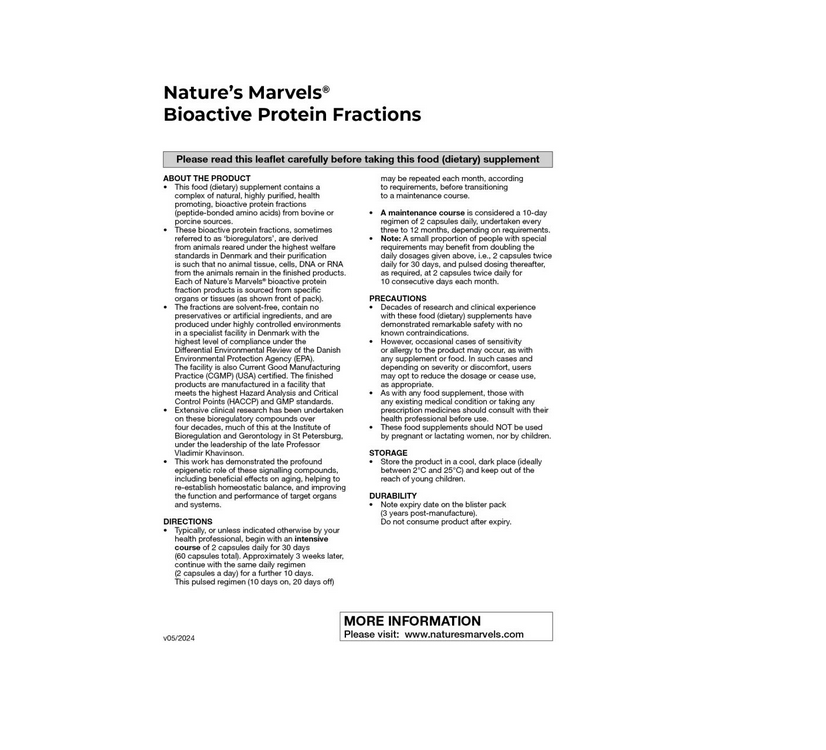 Testes Bioregulator (Nature’s Marvels™)