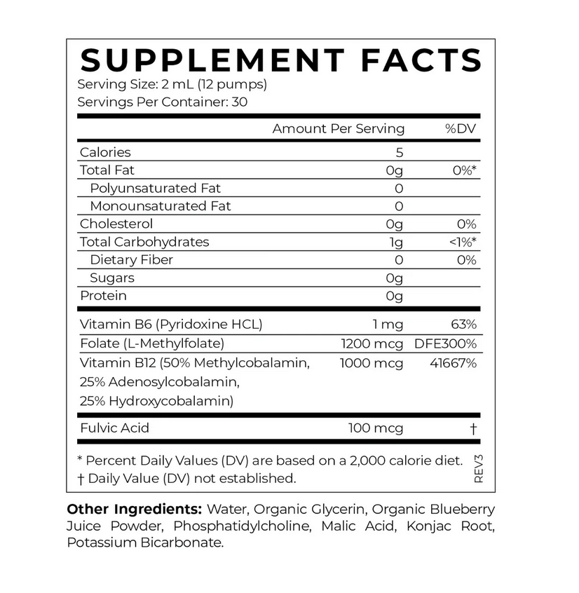 Liposomal Vitamin B12 + B6