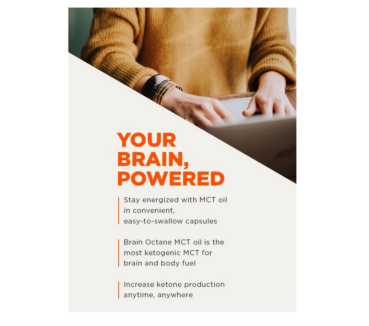 Brain Octane Softgels - Pure C8 MCT Oil