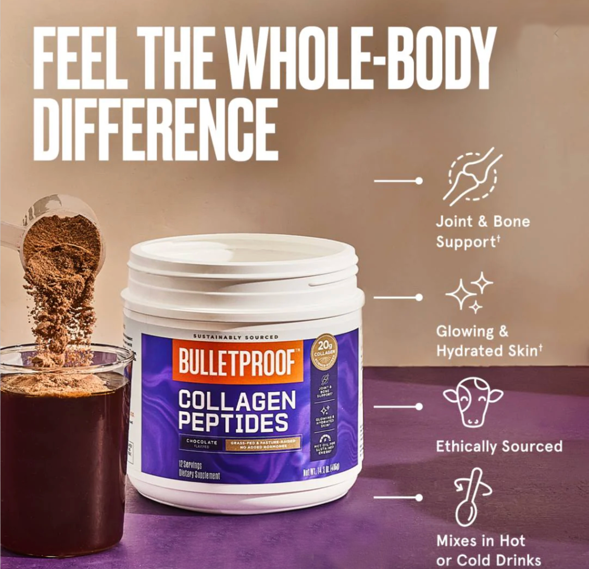 Collagen Peptides - Chocolate