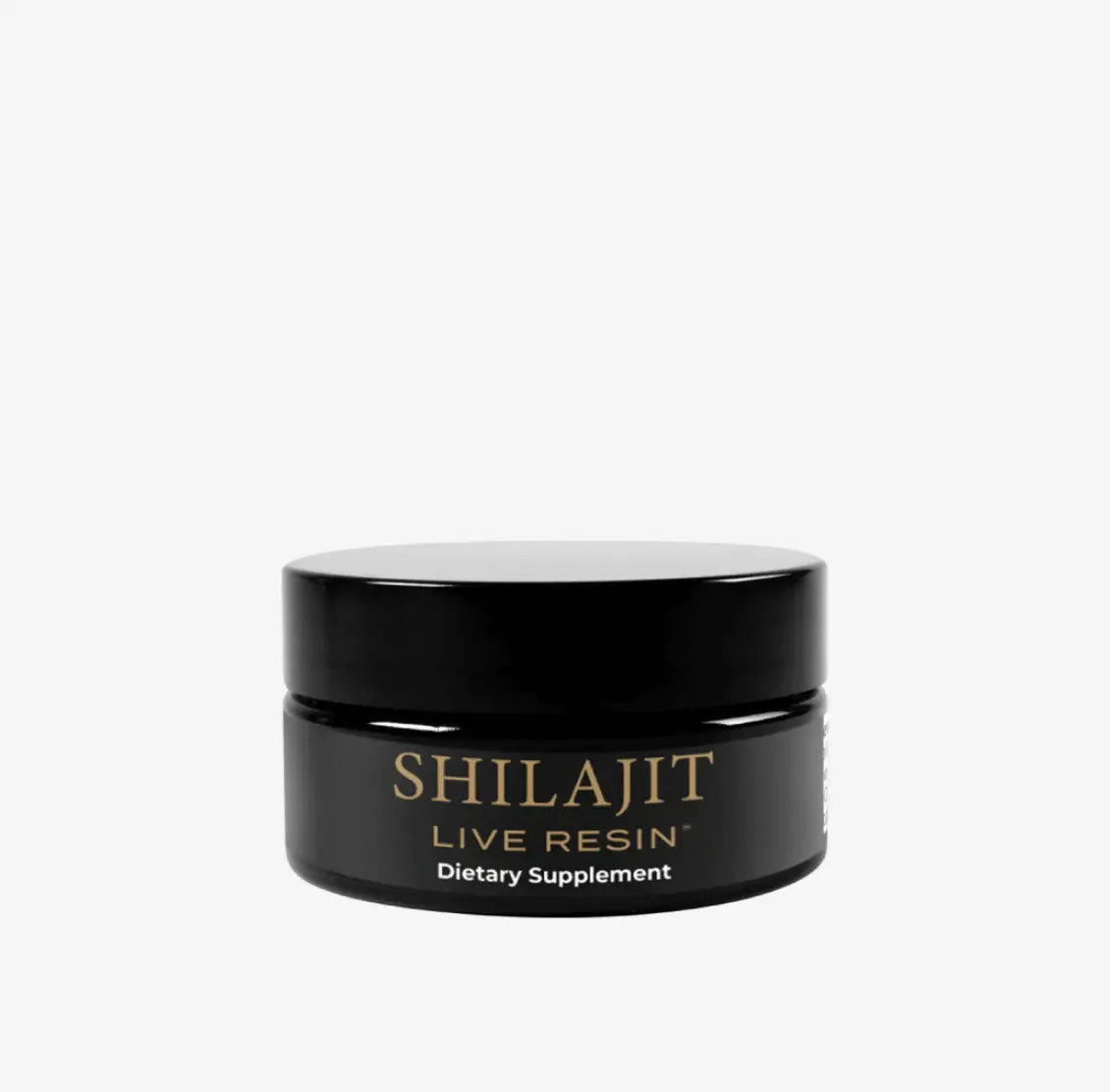 Mineral Shilajit - Cymbiotika dietary supplement jar showcasing Shilajit Live Resin for overall health support.