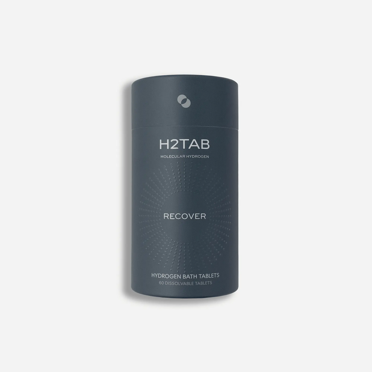 H2 - Molecular Hydrogen Bath Tablets packaging with 'RECOVER' label for therapeutic bathing experience.