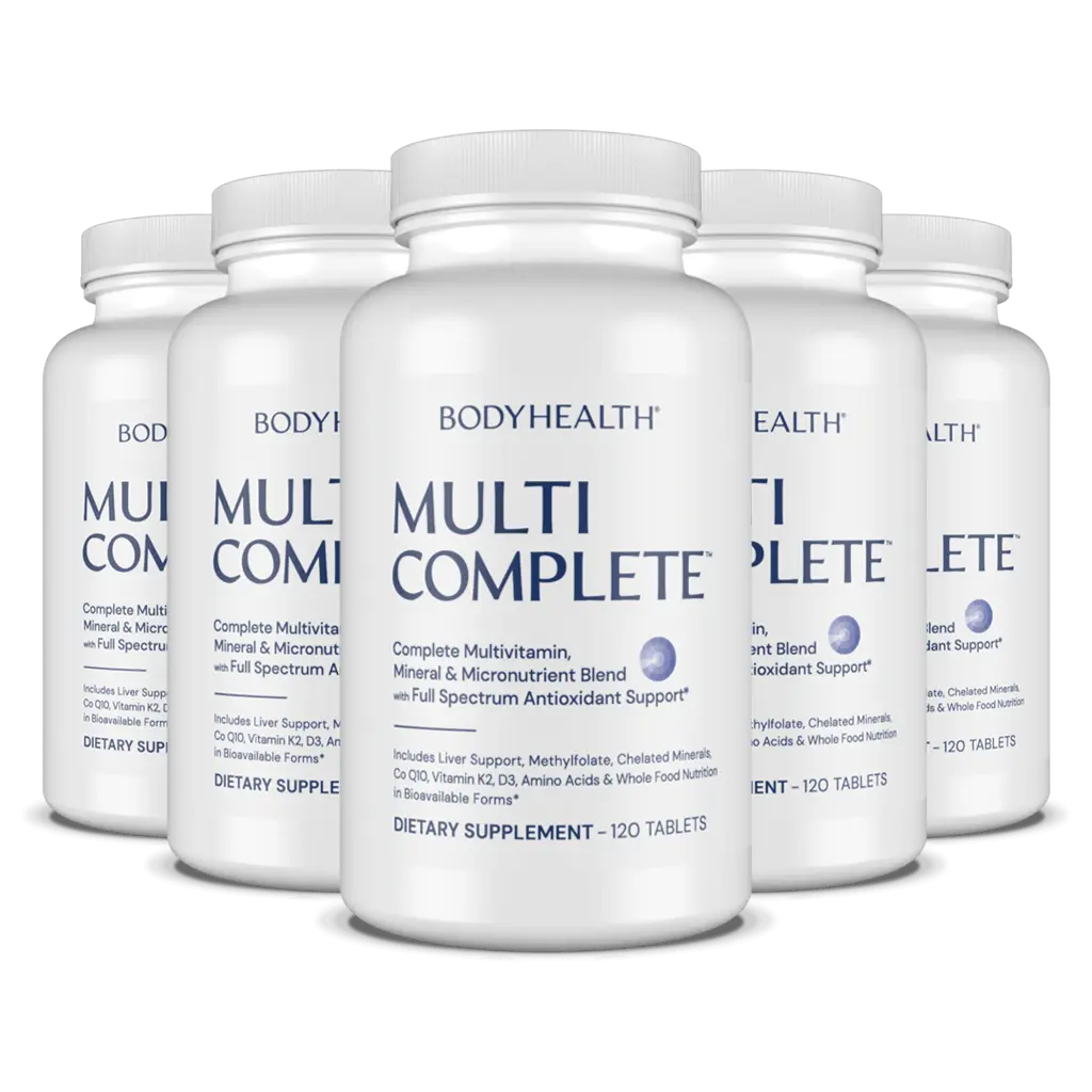 Discover the Power of Multi-Complete bottles showcasing daily nutritional support.